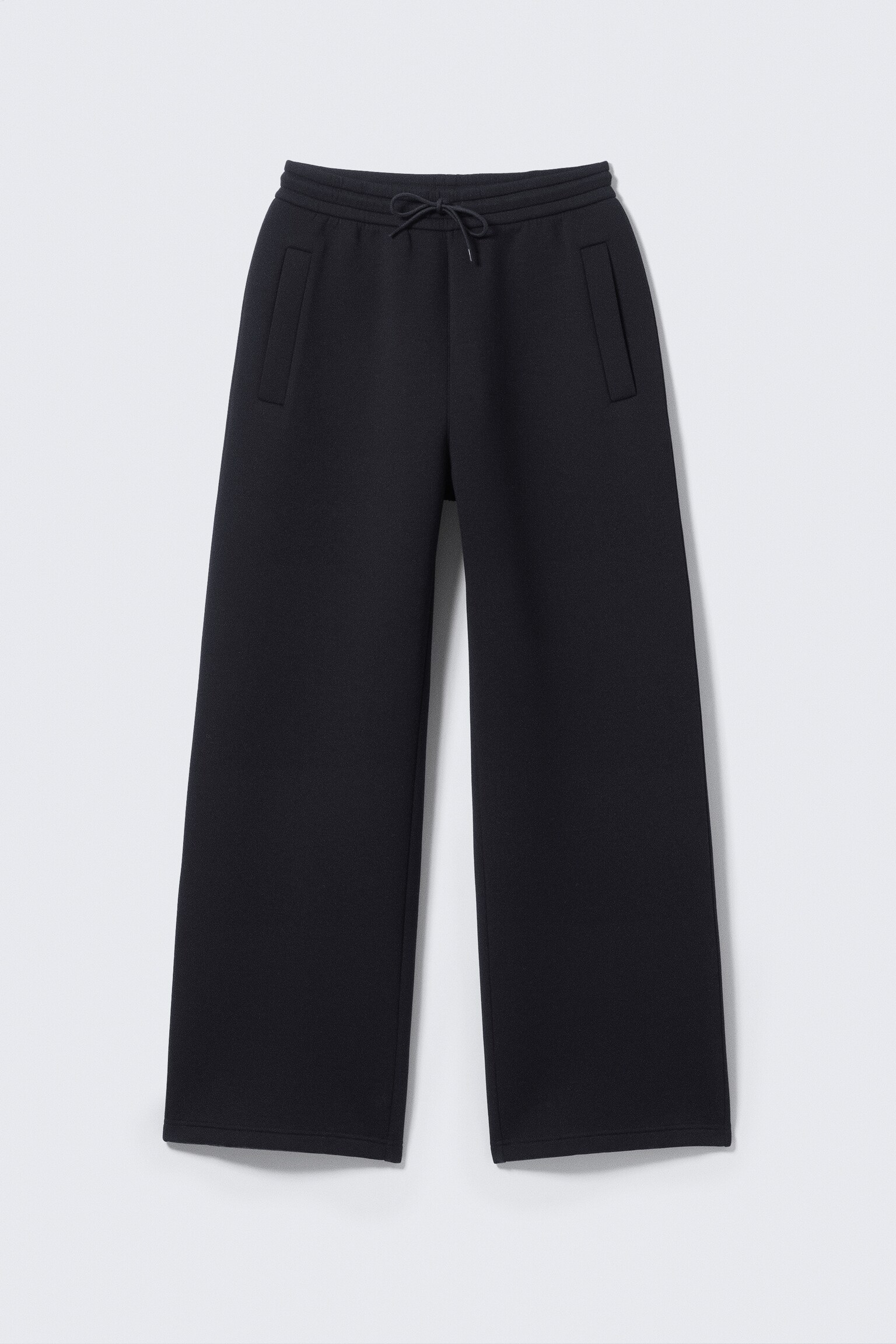 Loose Fit Scuba Sweatpants - Dark Navy Blue/Black/Grey Melange/Dark Brown - 2