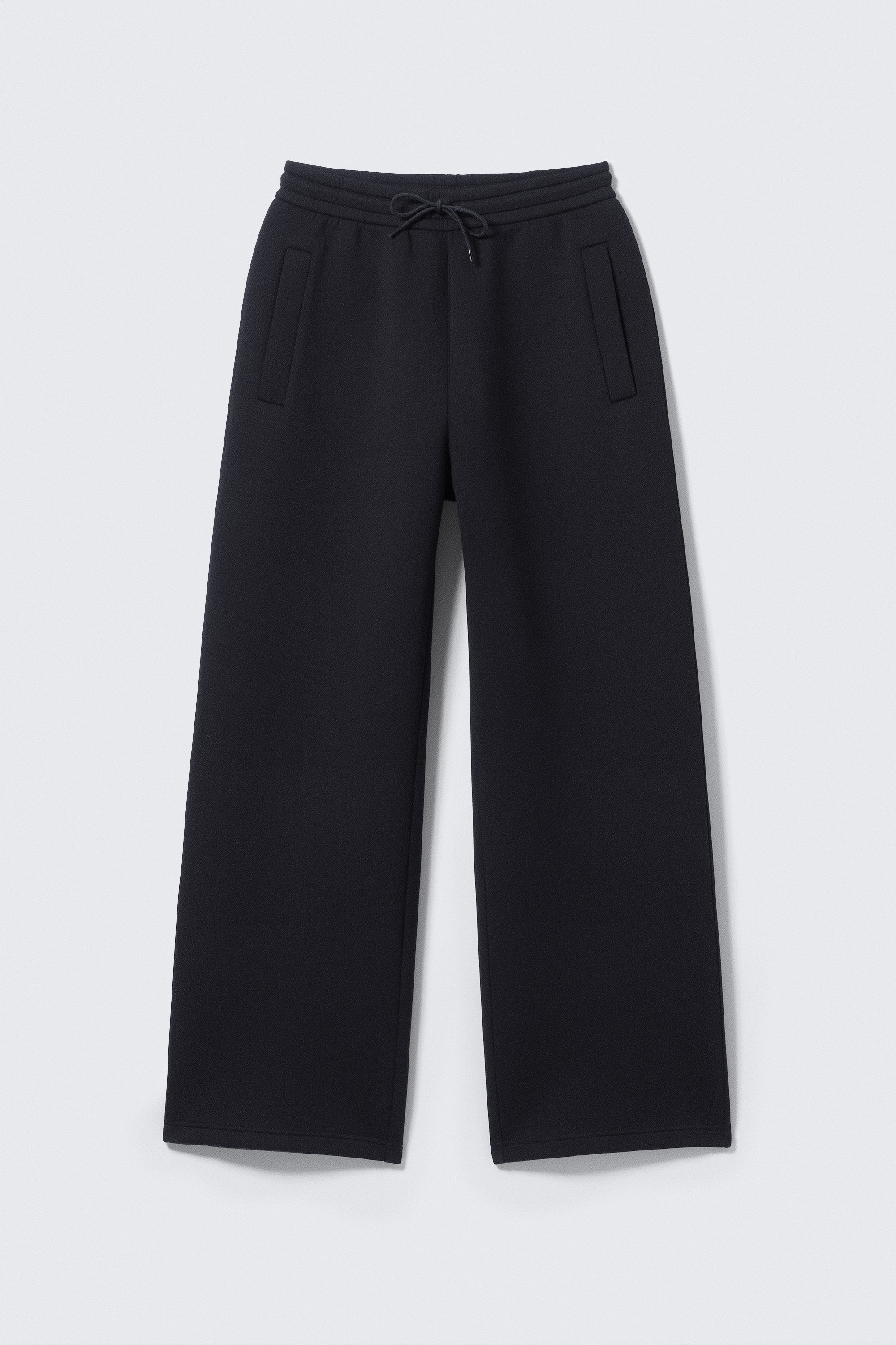 Dark Navy Blue - Loose Fit Scuba Sweatpants