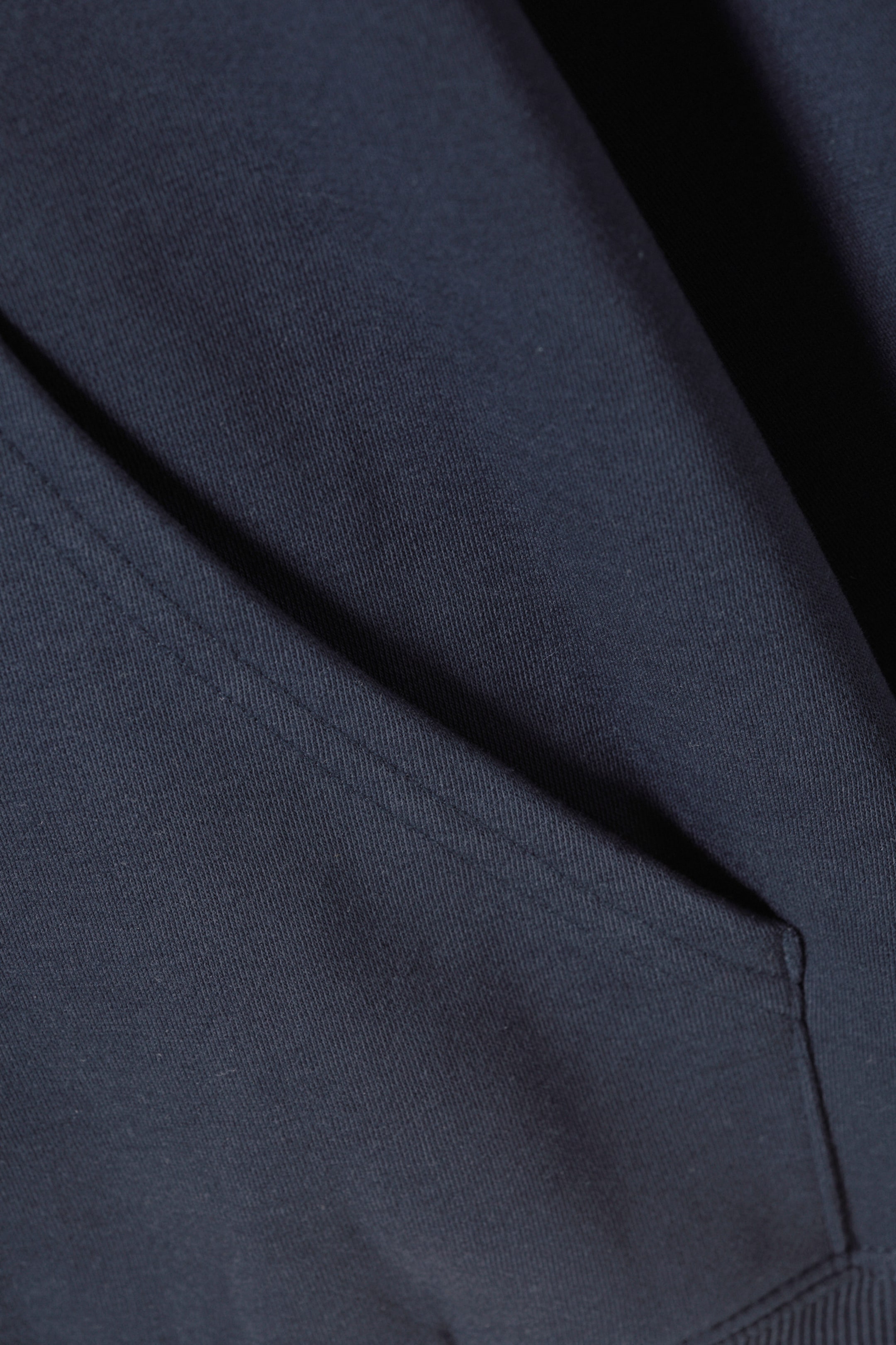 Dark Blue - Oversized Heavyweight Hoodie - 2
