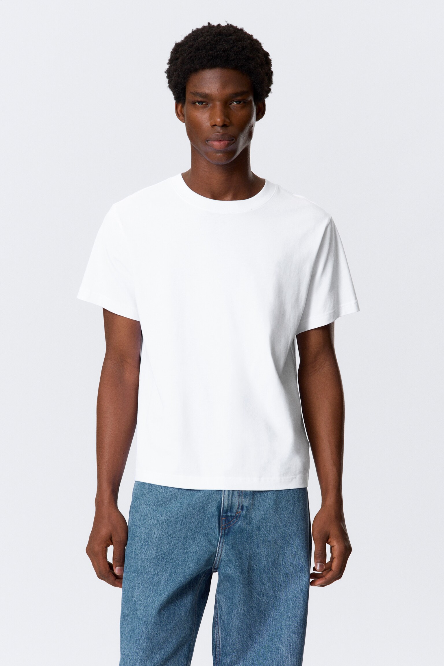 T-shirt Great boxy pesante - Bianco/Blu navy scuro/Nero/Marrone scuro/Blu scuro/Grigio chiaro/Verde kaki/Verde scuro/Grigio scuro