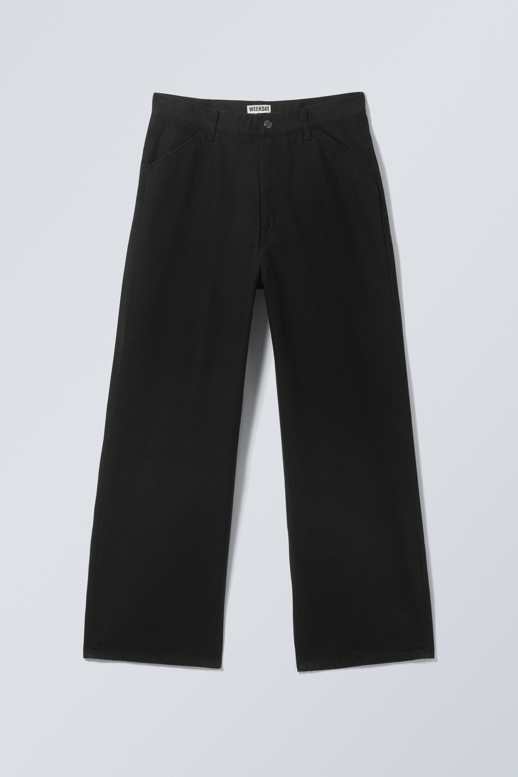 Visualizza immagine più grande: Pantaloni Astro baggy leg loose in misto lino - Nero - UOMO | H&M IT 10