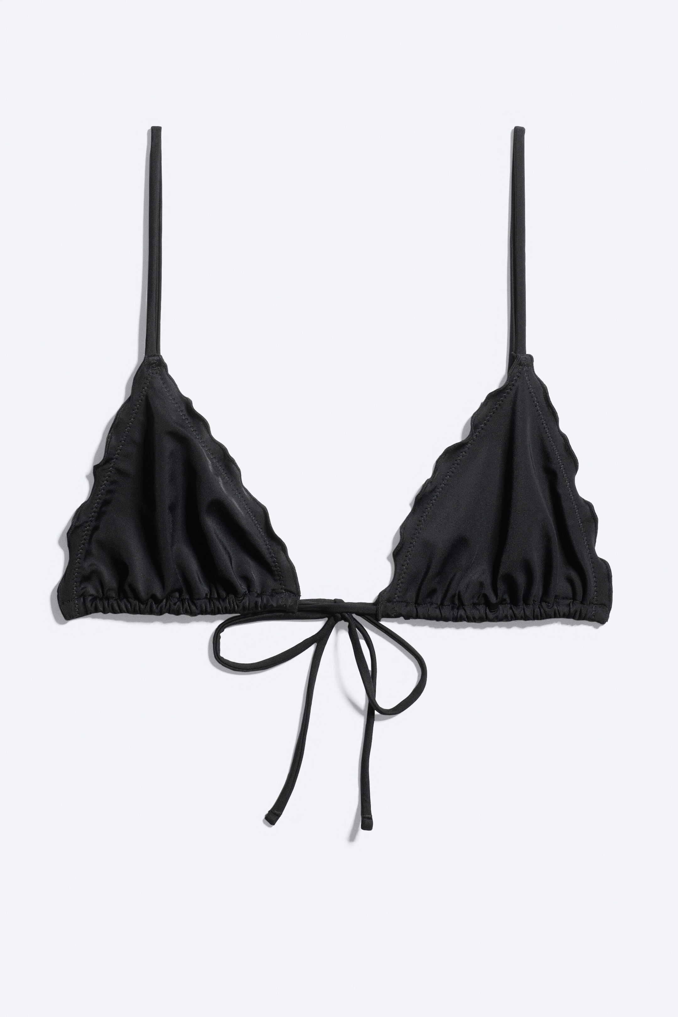 Black - Frill Bikini Top - 3