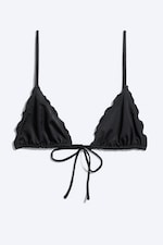 Black - Frill Bikini Top - 3