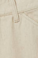 Ecru - Astro Loose Baggy Leg Linen-Blend Trousers - 11