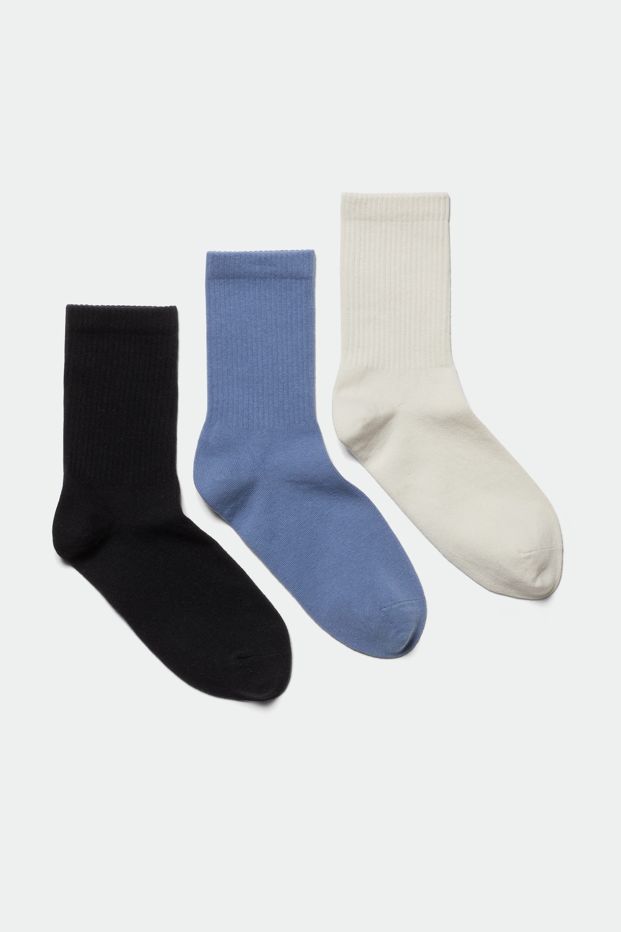 black blue off-white - 3-pack Sport Socks - 0