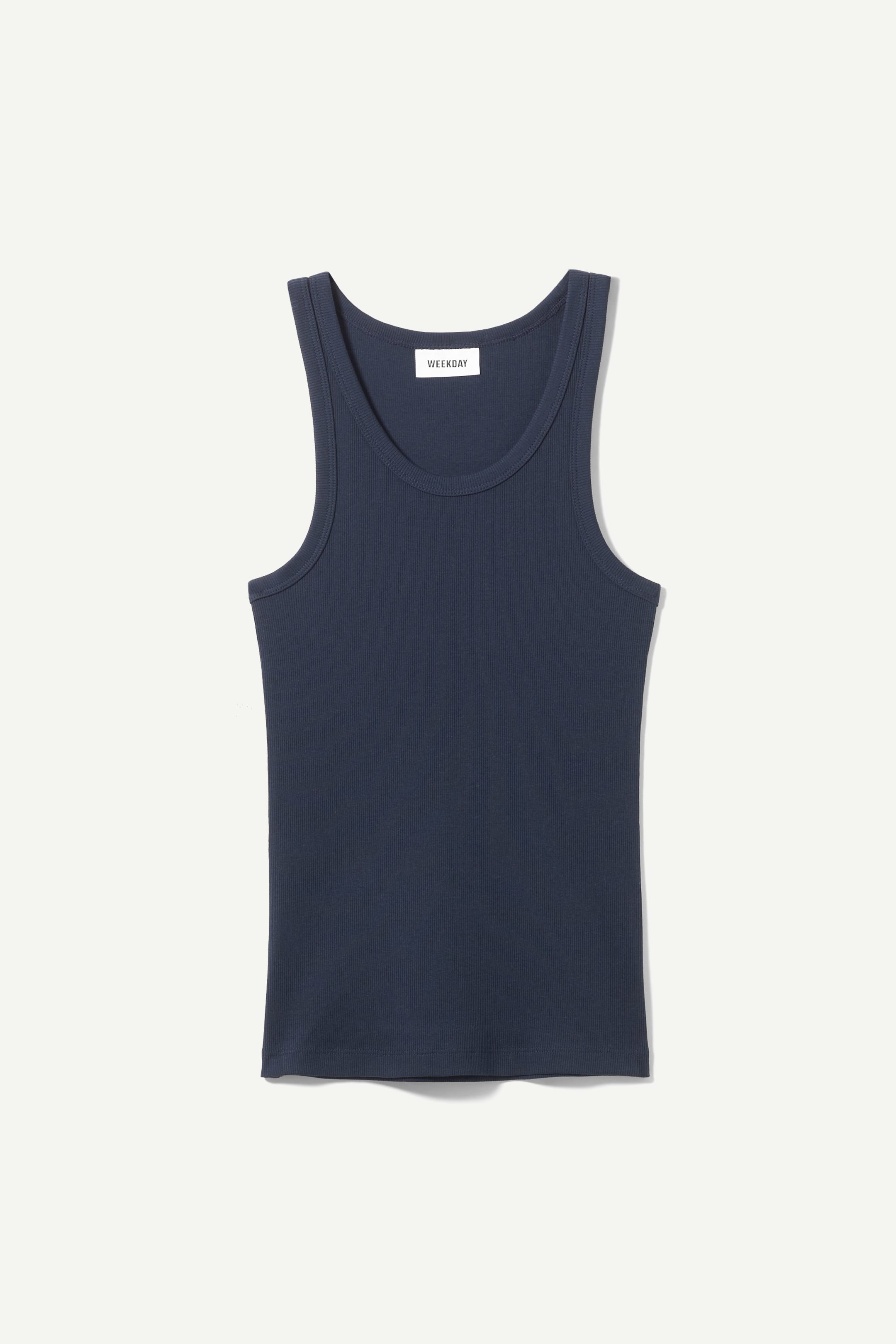 Dark blue - Close Fitted Tank Top - 0