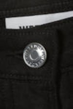 Black - Regular Fit Linen Blend Trousers - 1