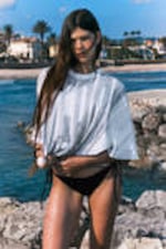 White - Energy - Wide Oversized Printed T-shirt - 1