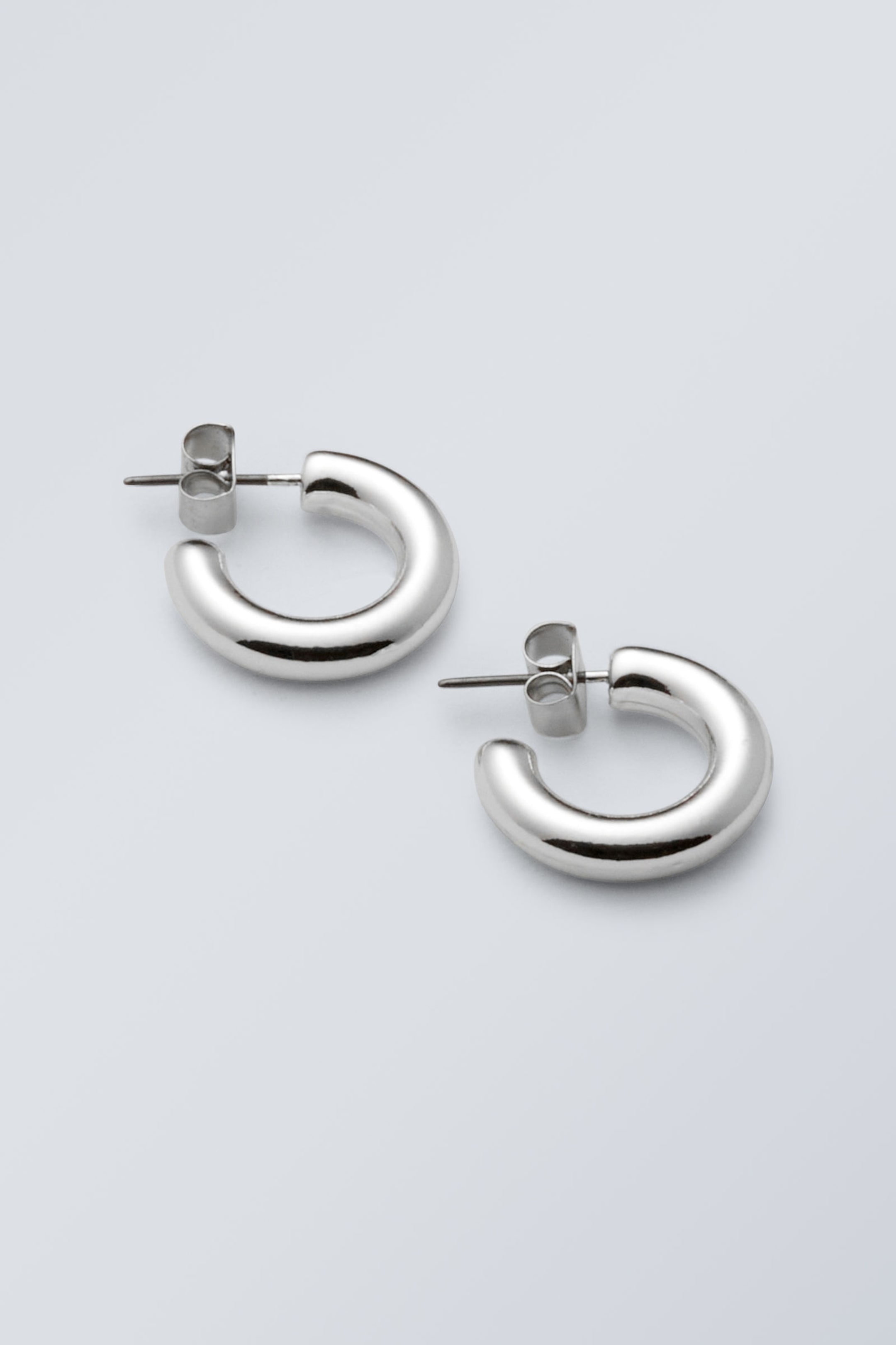 Silver - Bold Hoops - 0