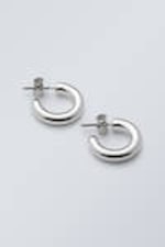 Silver - Bold Hoops - 0