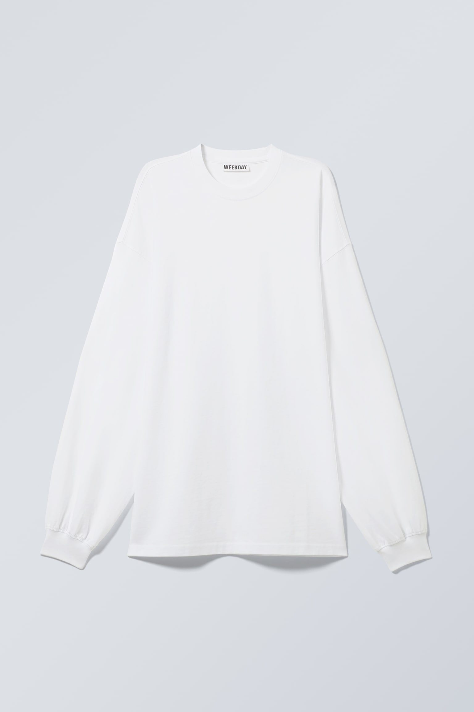 Oversized Long-Sleeved T-shirt - White