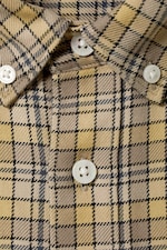 Beige - Malcon Checked Shirt - 1