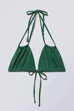 Dark green - Breeze Tie Bikini Top - 0