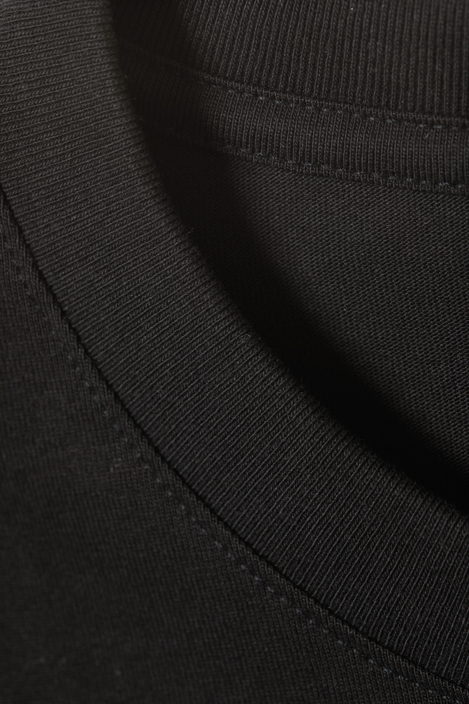 Short Boxy Heavyweight T-shirt - Black/White/Light Dusty Blue/Dark Navy Blue/Light Grey/Dark Brown - 5