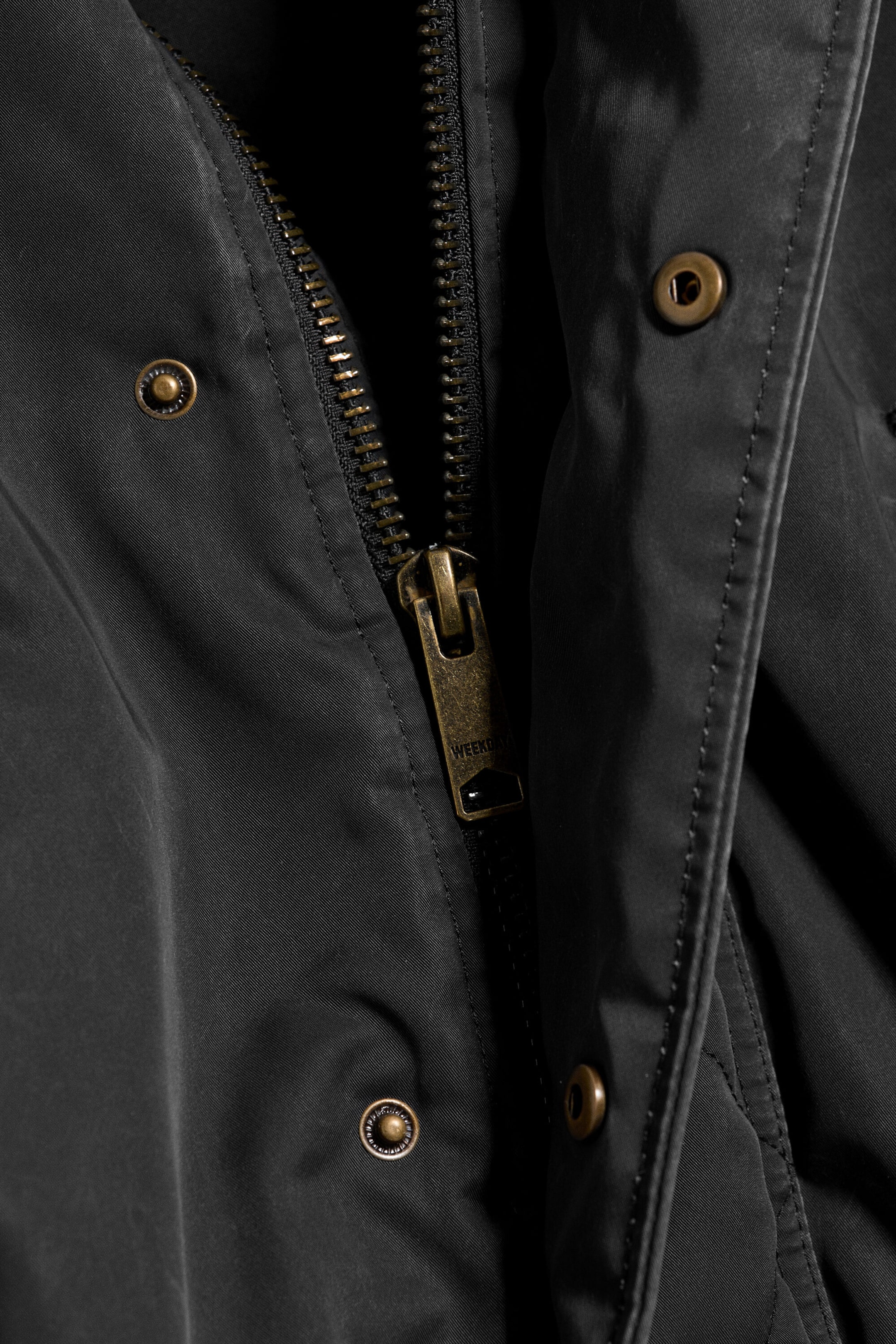 Black - Relaxed bomber jacket - 6