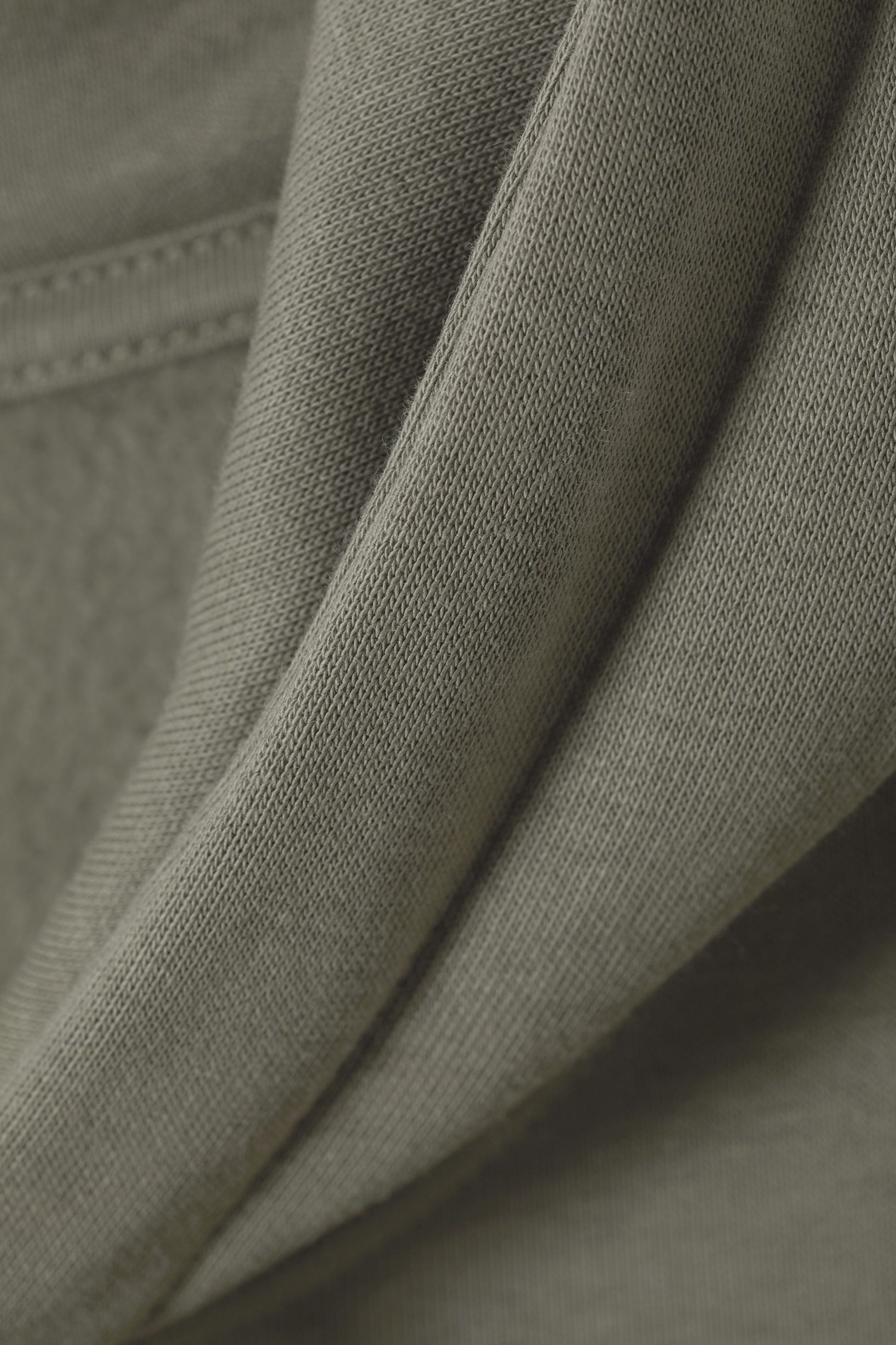 Olive - Oversized Midweight Hoodie - 1