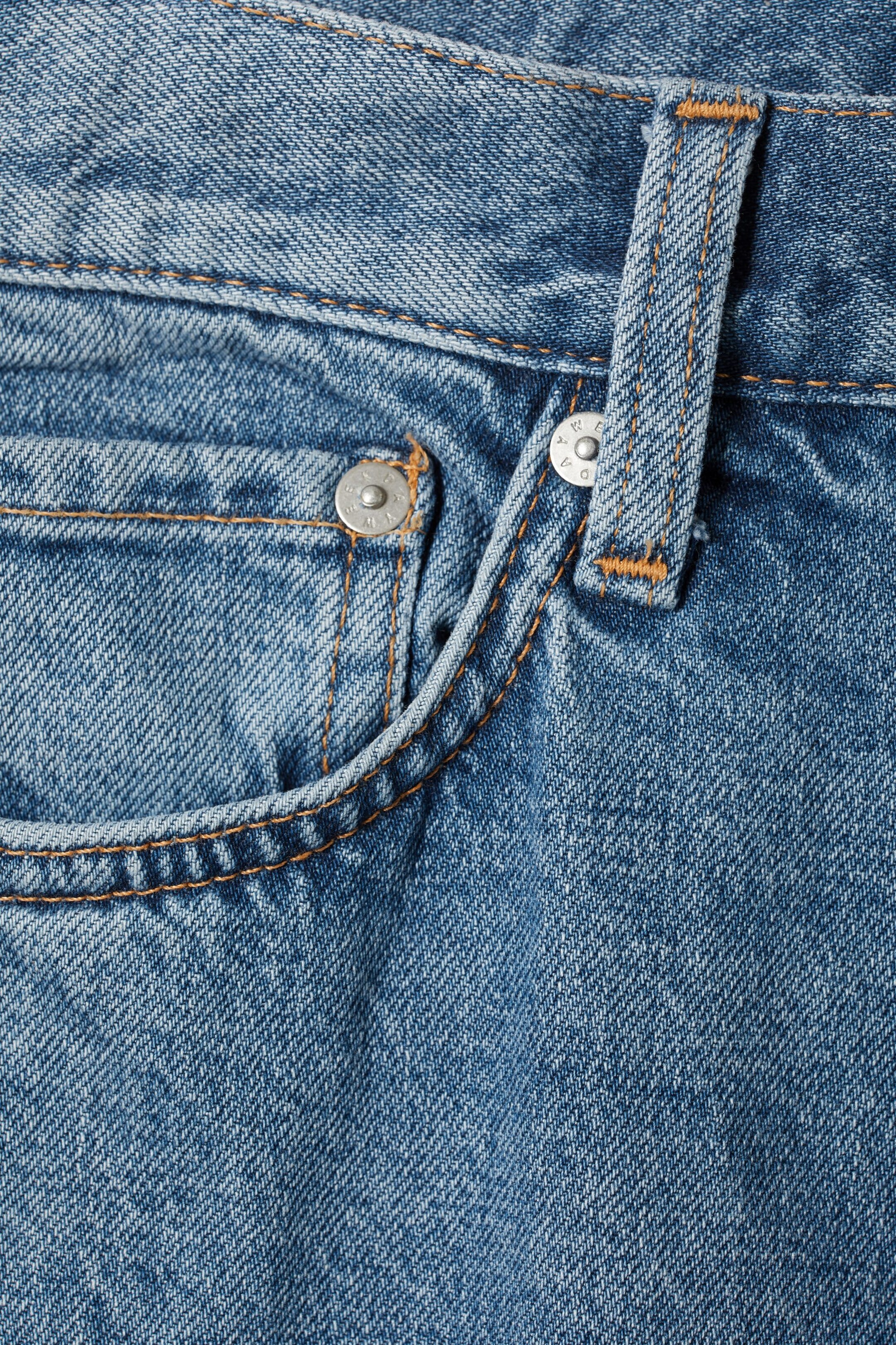 Marble Blue - Easy Regular Straight Jeans - 1