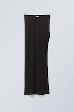 Black - Joan Slit Skirt - 0