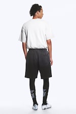 Off Black - TOFFS Relaxed Jersey Football Shorts - 4