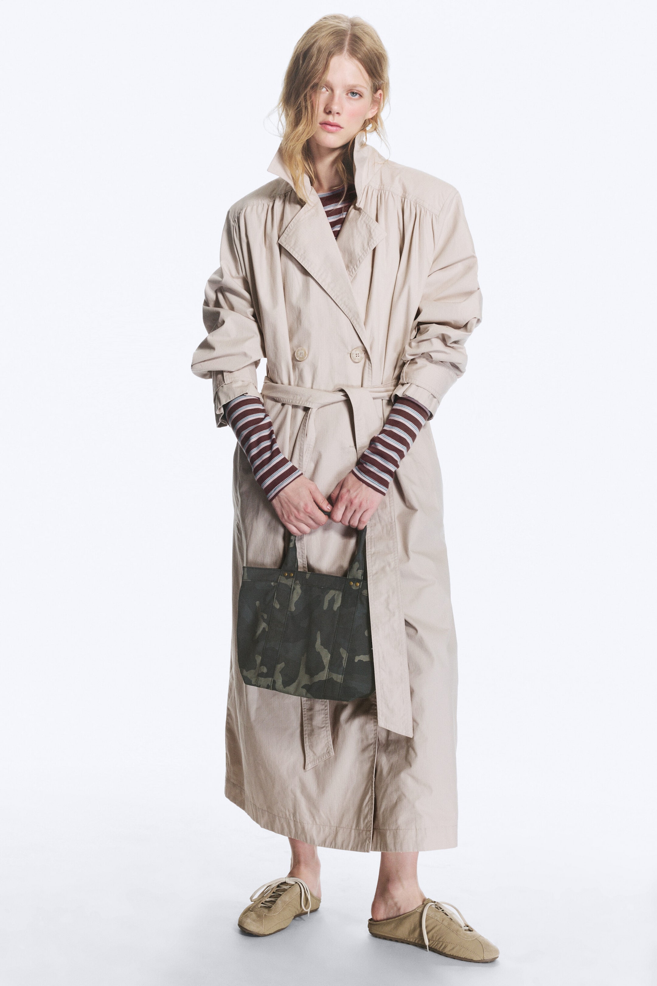 Light Dusty Mole - Oversized trenchcoat - 2