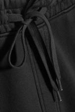 Tvättad Svart - Baggy jersey skate shorts - 5