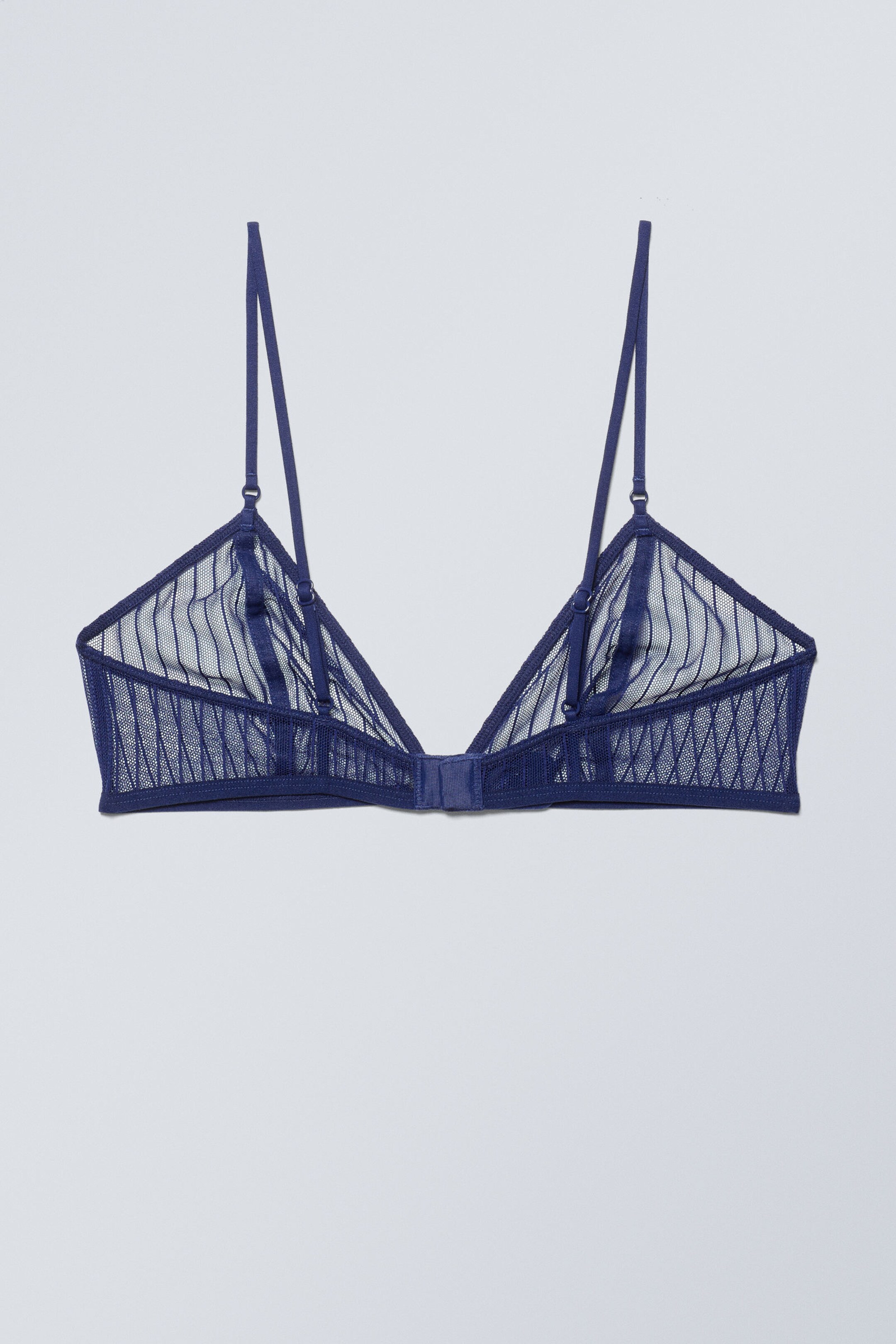 Marinblå - Bralette i spets Zelda - 1