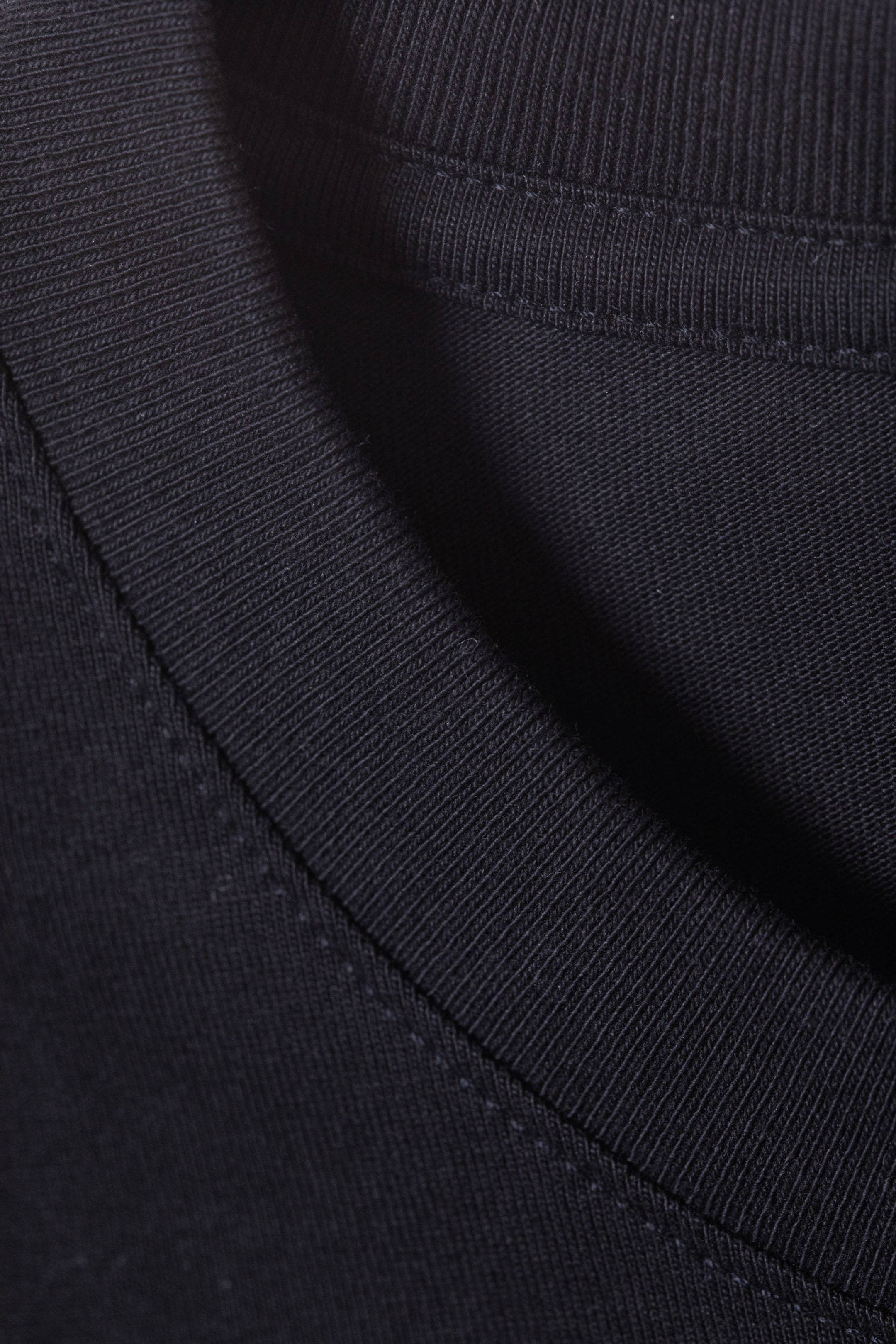 Dark Navy Blue - Short Boxy Heavyweight T-shirt - 2