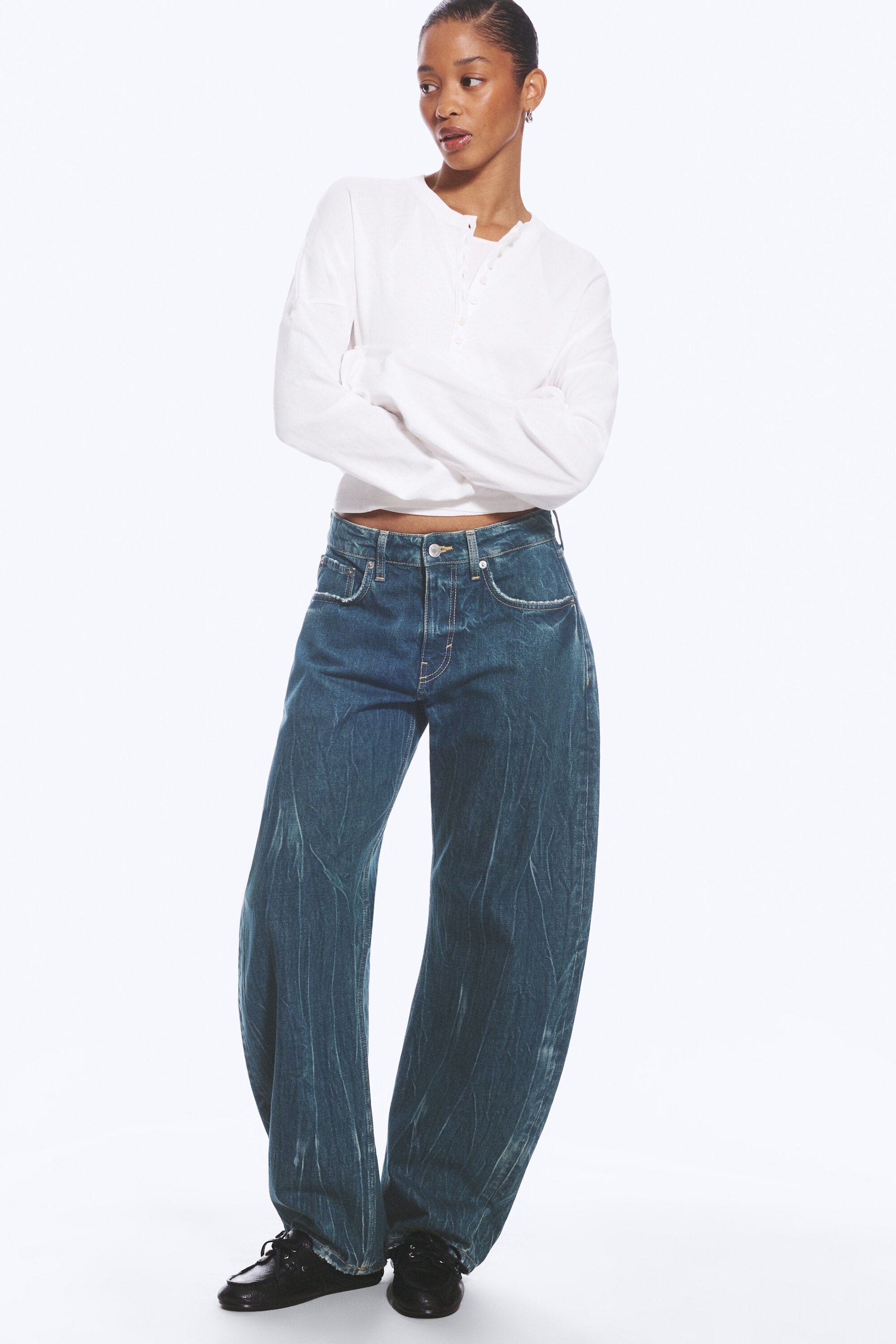 Gnarly Blue - Medium Blue - Abell Barrel Jeans met normale taille en normale taille - 3