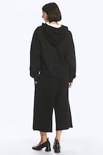 Svart - Standard zip-hoodie - 2