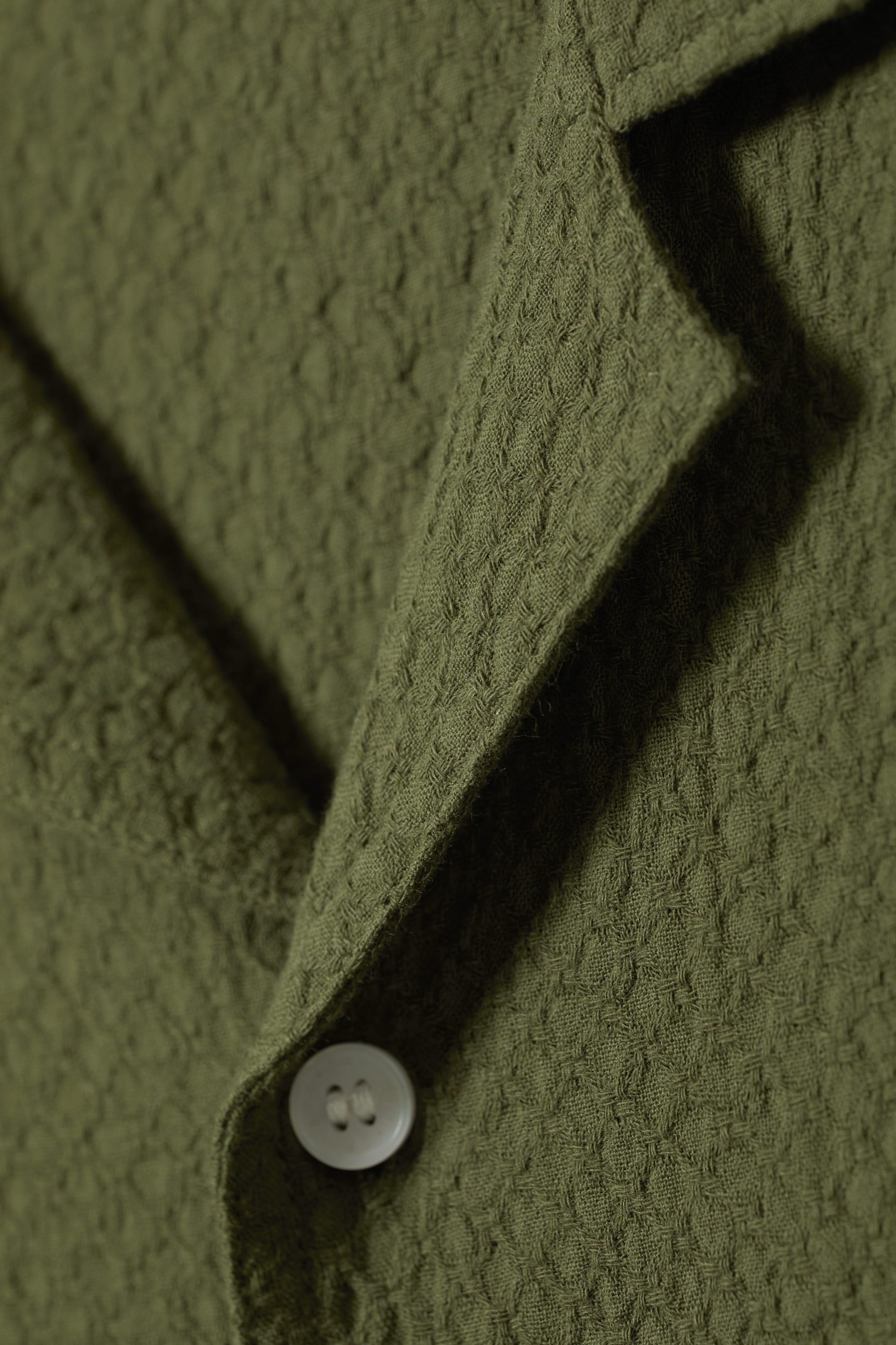 Khaki green - Relaxed Resort Shirt - 1