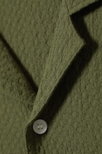 Khaki green - Relaxed Resort Shirt - 1
