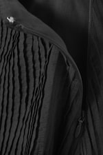 Dark Grey - Pleated Mid Rise Maxi Skirt - 1