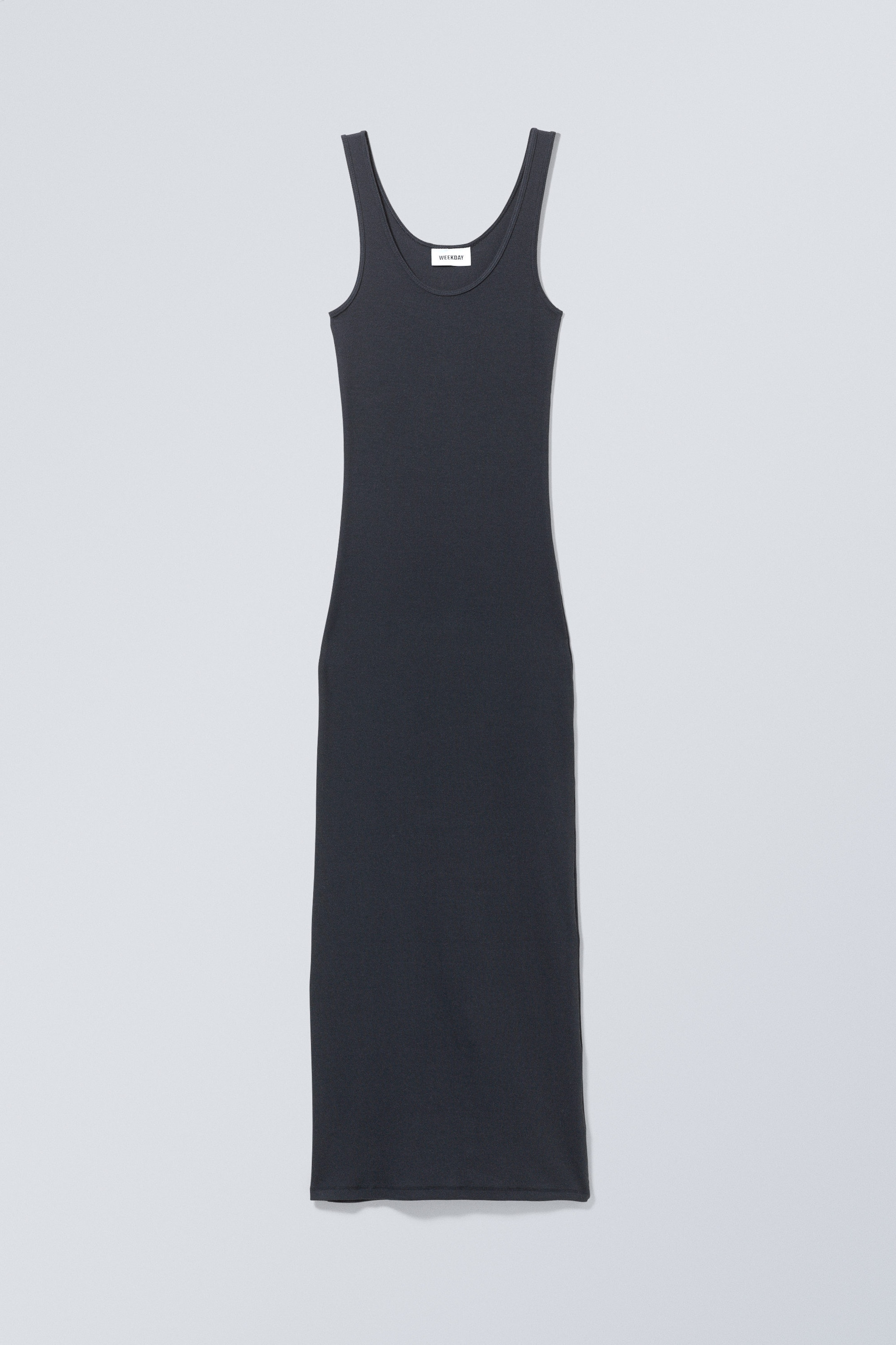 Thunder Grey - Open Neck Tank Dress - 0