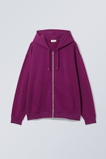 Dark Fandango - Oversized Midweight Zip Hoodie - 0
