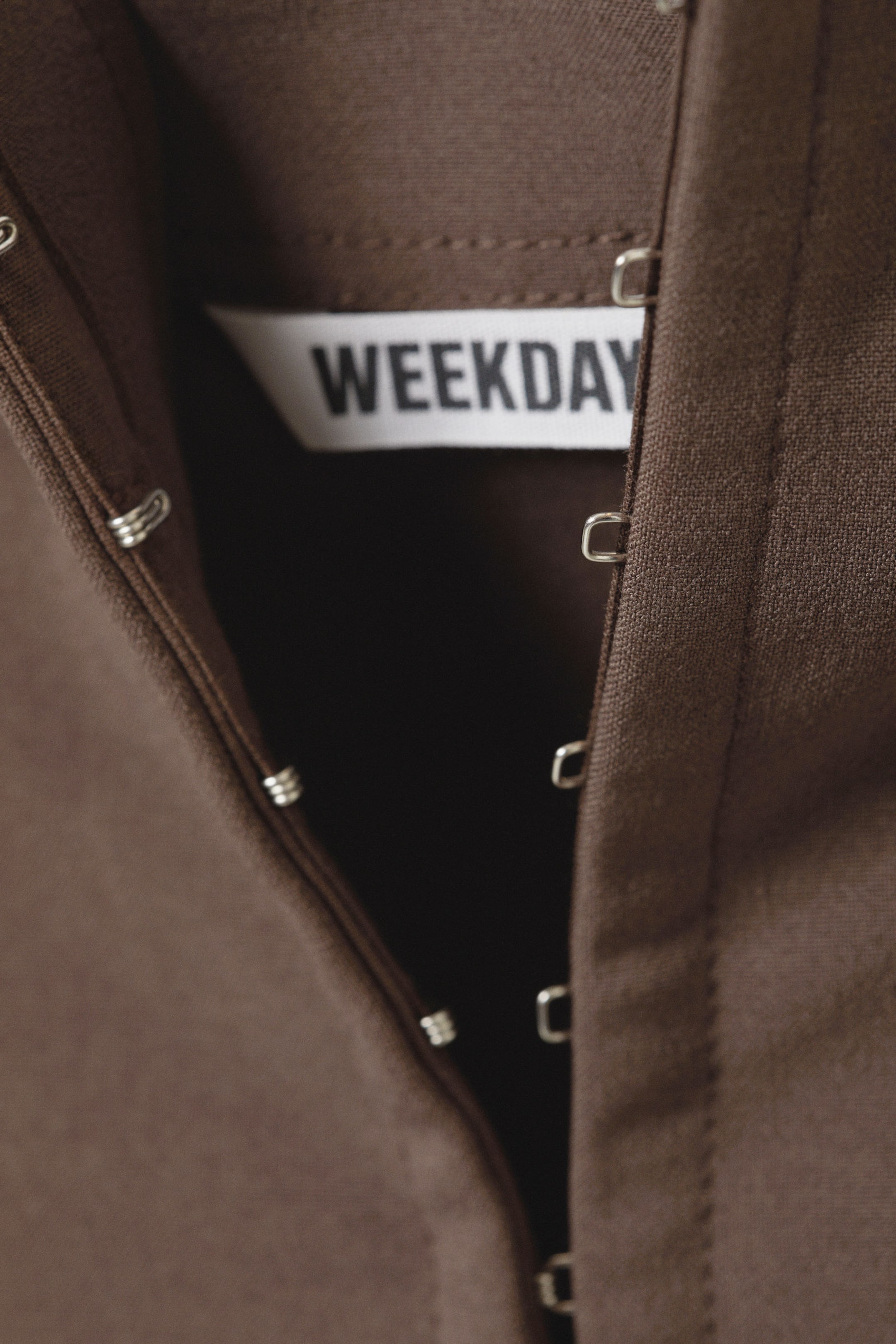 Dark Brown - Short Halterneck Top - 5