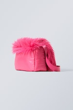 Rosa - Handtasche Amie aus Fellimitat - 1