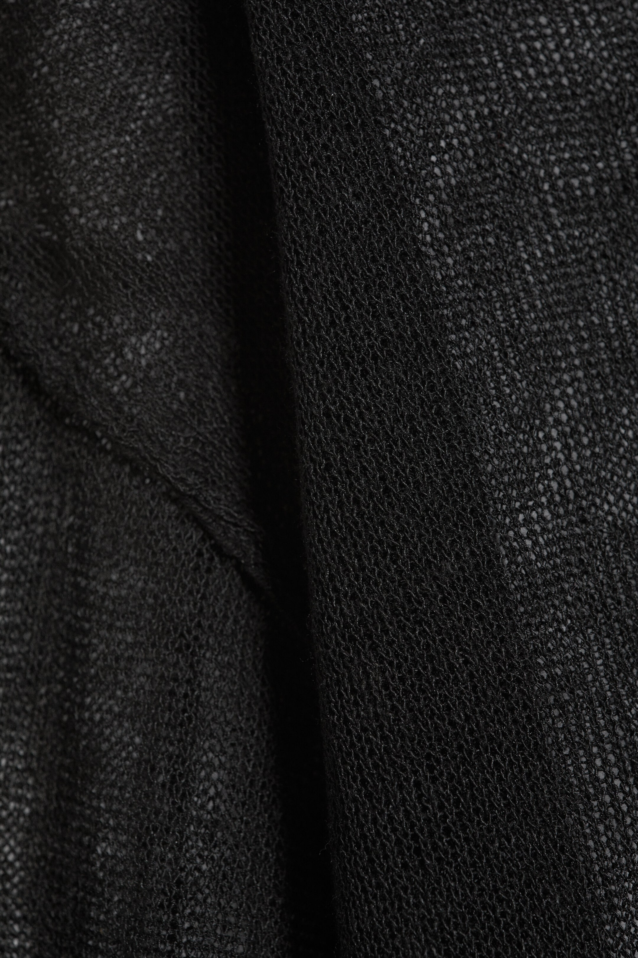 Schwarz - Pullover aus Leinenmix - 5