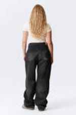 Deep Night - Black - Astro Loose Baggy Leg Jeans - 9