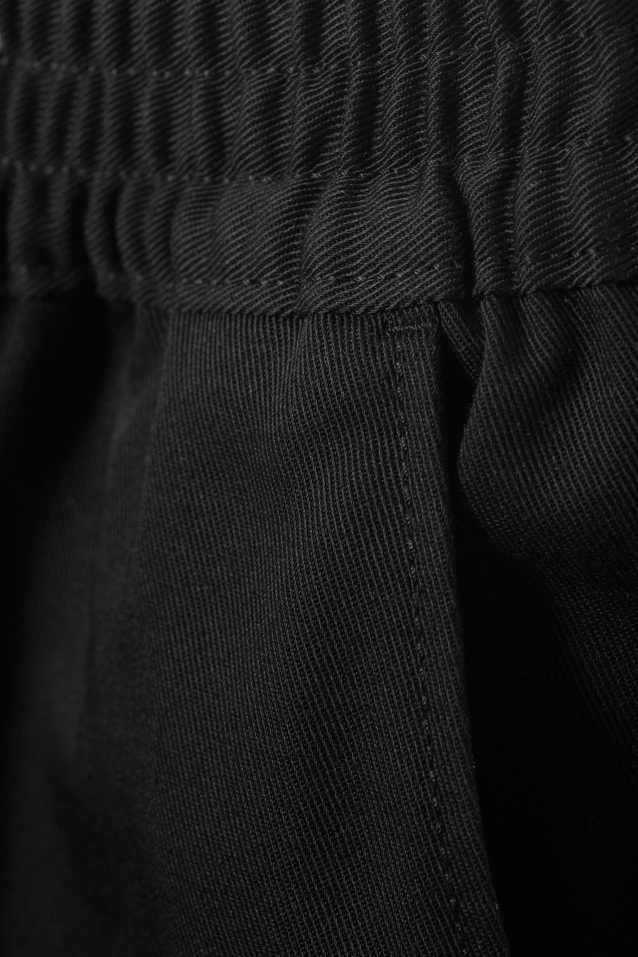 Black - Loose Fit Chino Shorts - 5