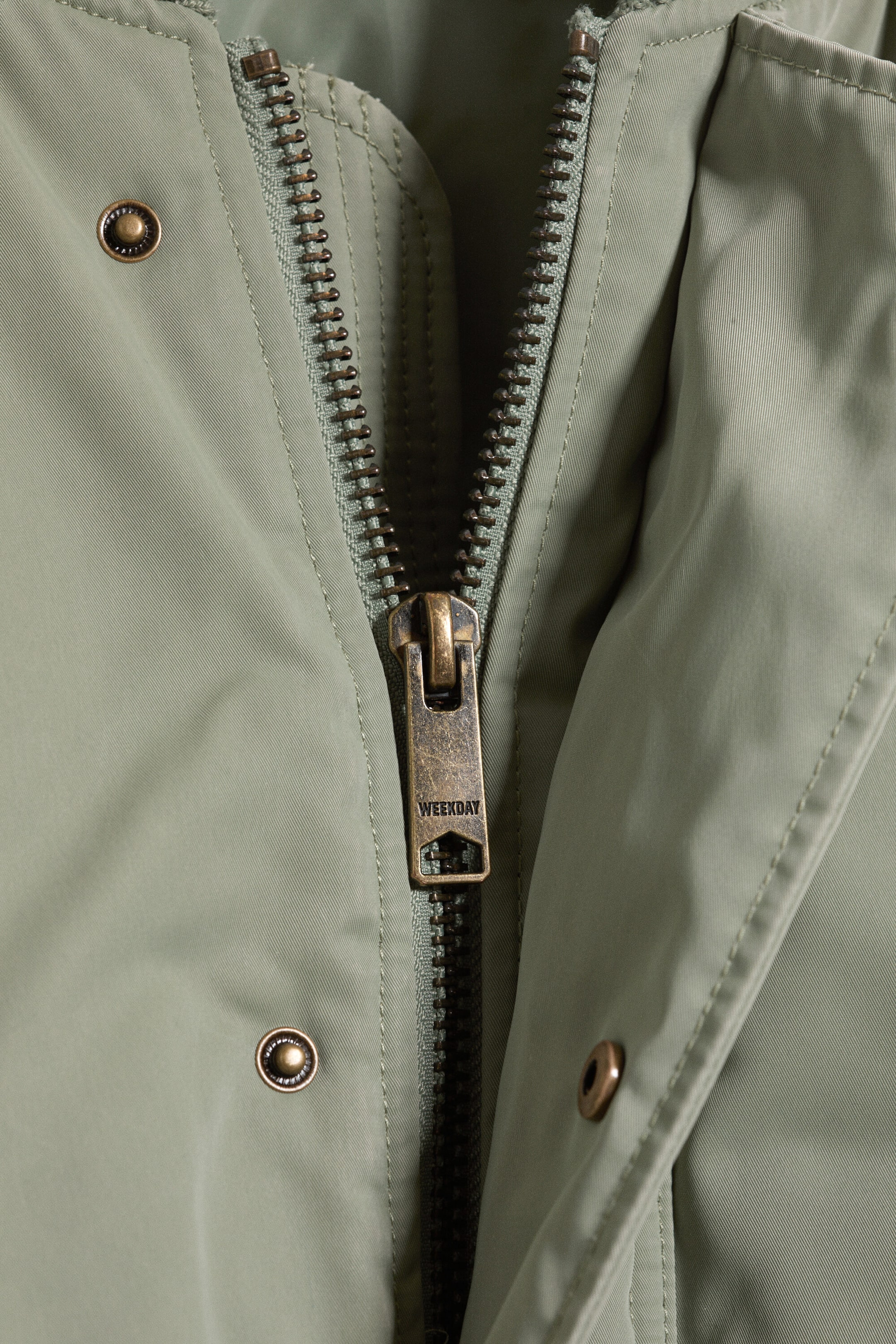 Dusty Khaki Green - Relaxed bomber jacket - 5