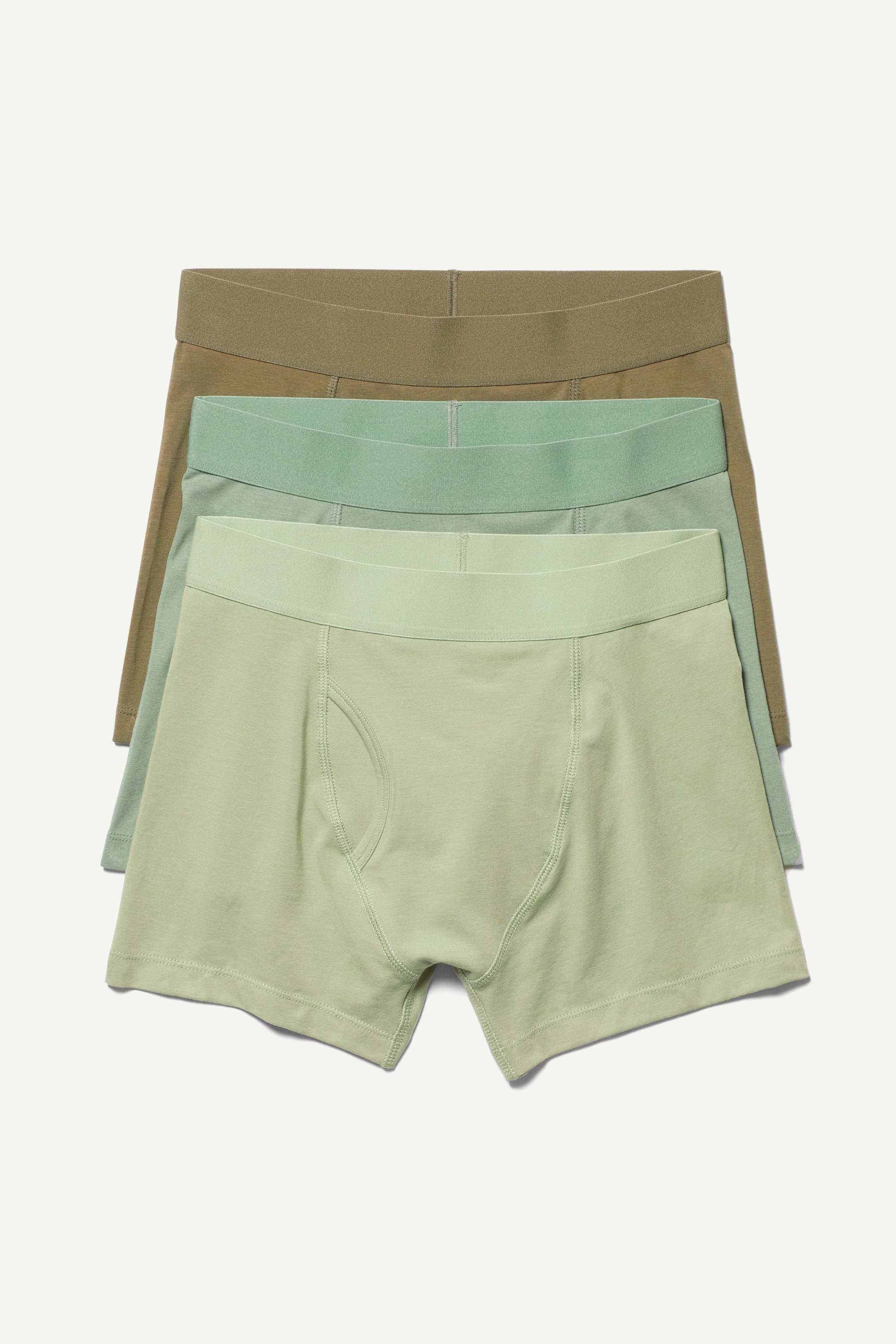 Khaki trio - 3-pack Boxer Briefs - 0