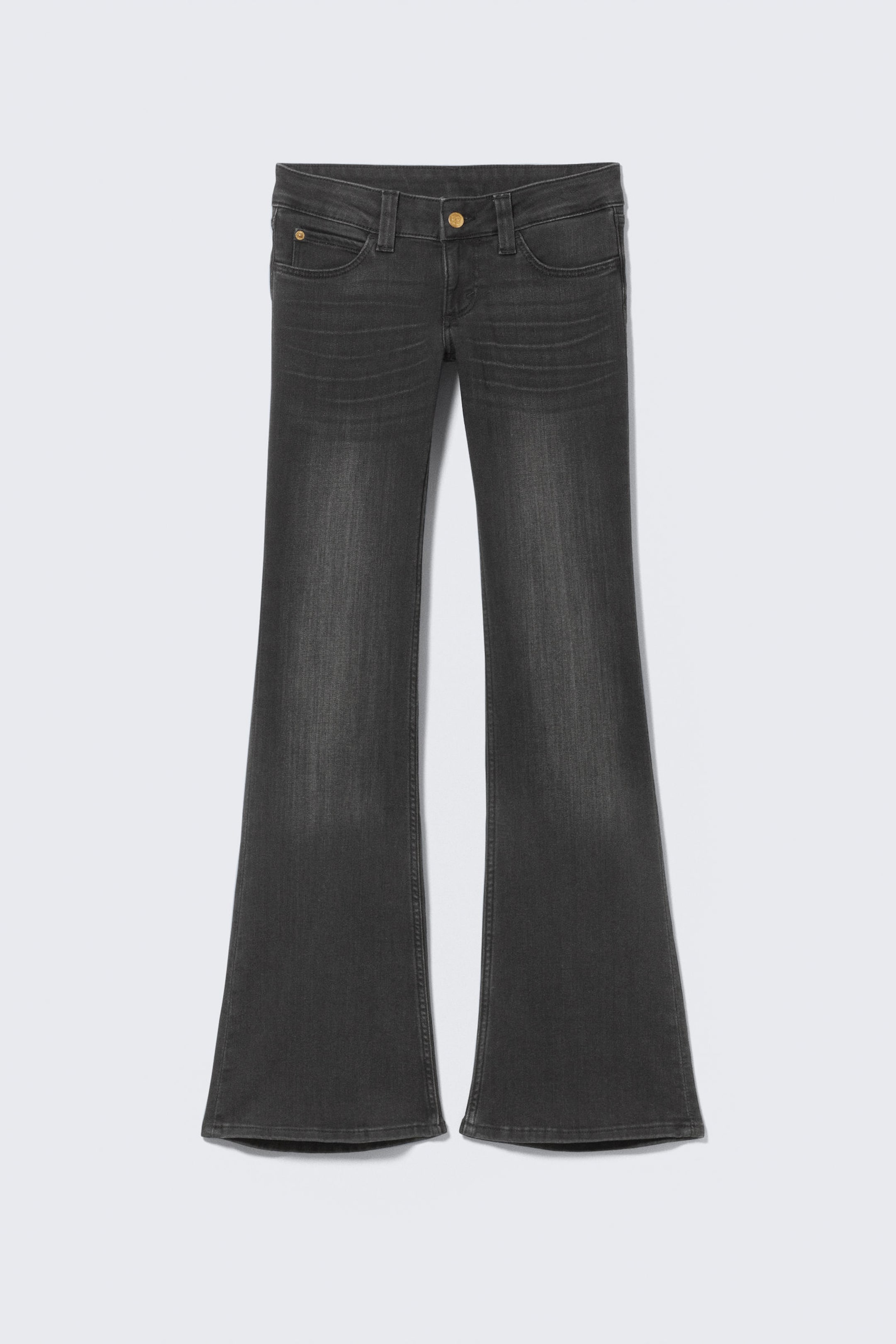 #5F6168 - Booty Bei Low Waist Skinny Bootcut Jeans - 1