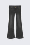 【U LAN】Eni slim half-low bootcut pants Women's Low Rise Slim Boot Trouser | Women's Clearance