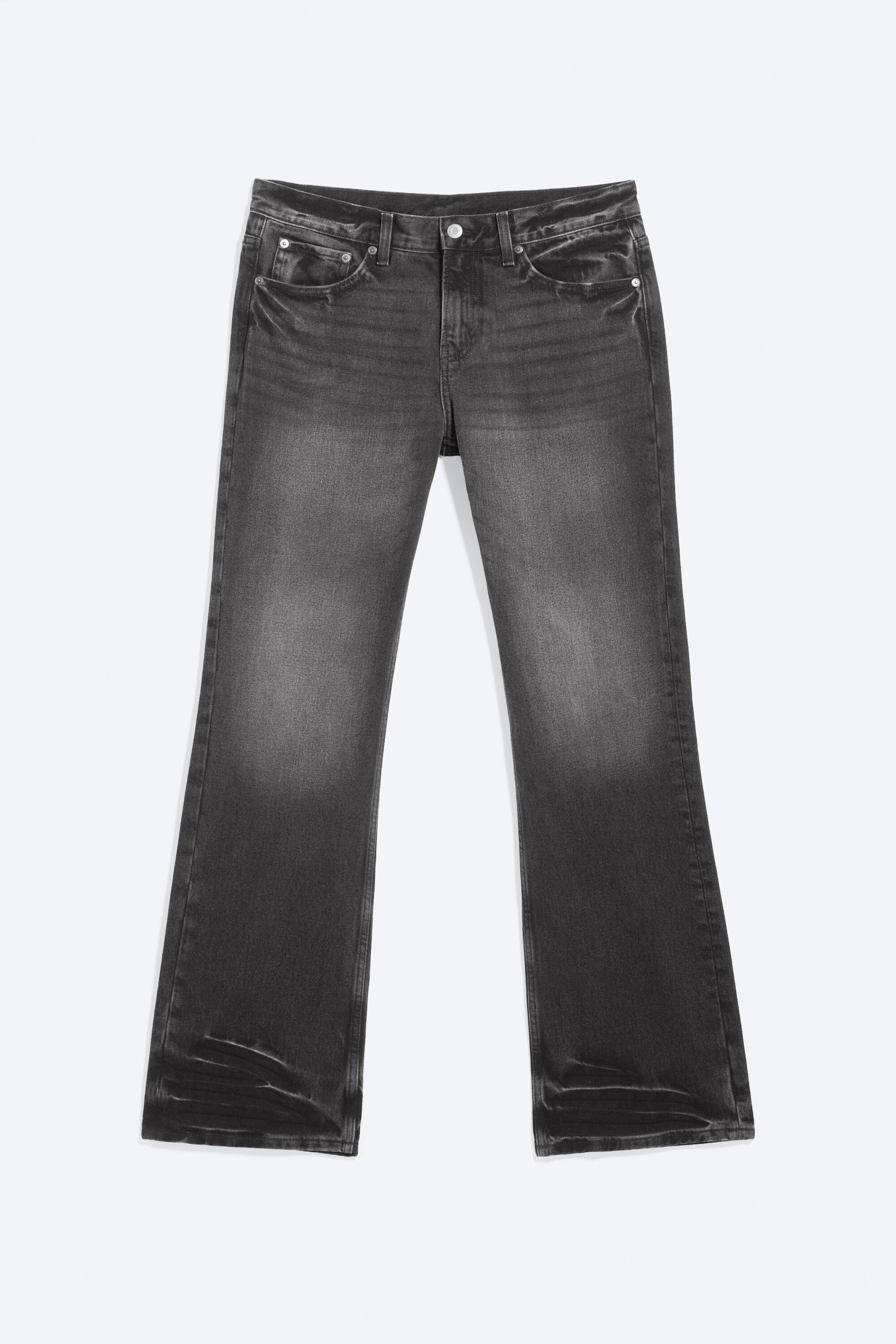 Empire Black - Black - Sky low rise regular bootcut jeans - 5