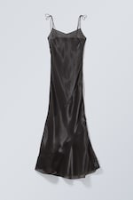 Black - Yoko Sheer Slip Maxi Dress - 0