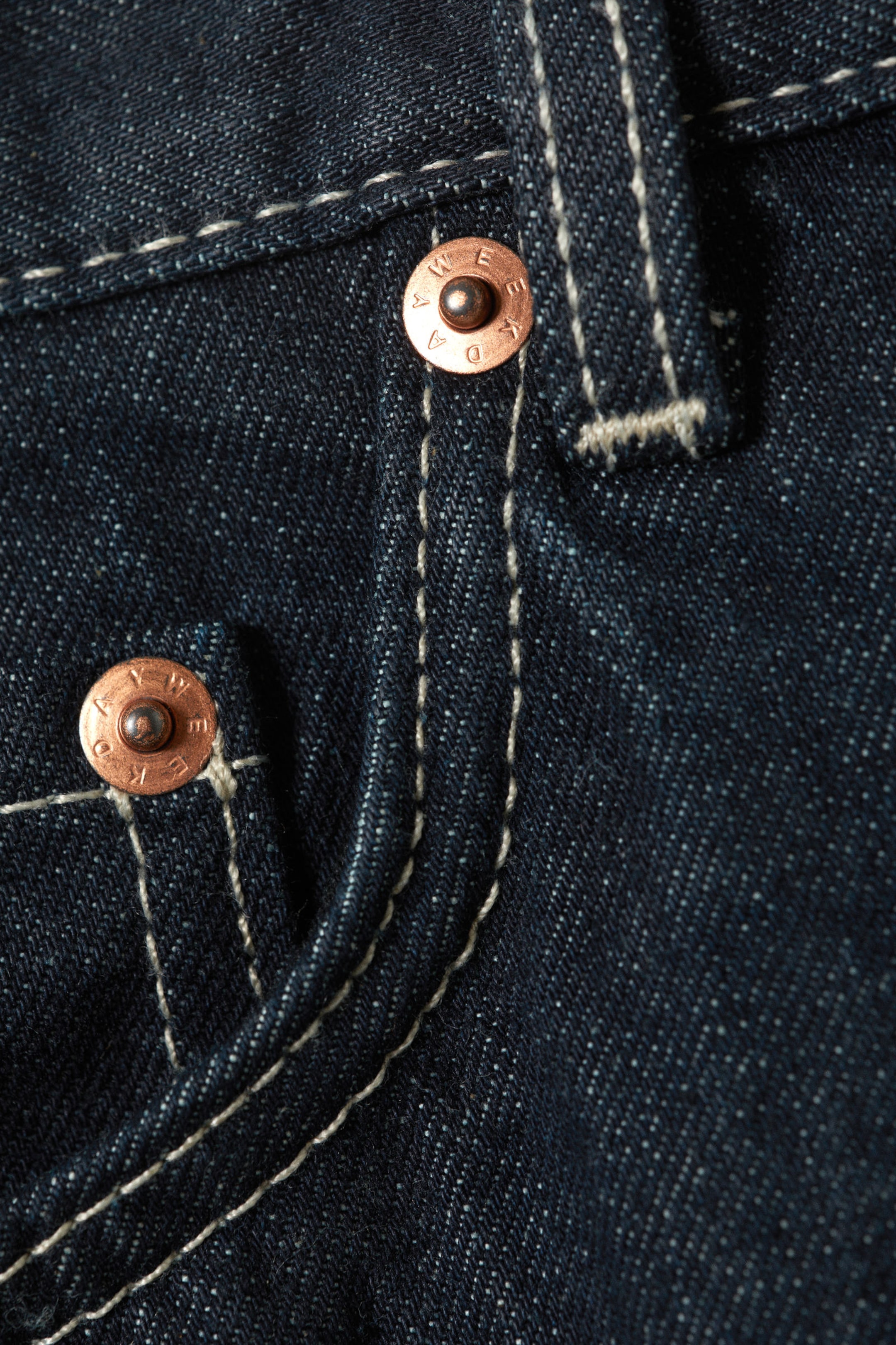 Blue Rinse - Dark Blue - Astro Denim Loose Baggy Shorts - 9