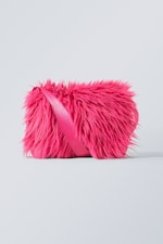 Rosa - Handtasche Amie aus Fellimitat - 0