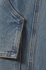 Lapisblå - Mason Cargojeans med låg midja och lös passform - 1