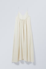Helles Dusty Mole - Voluminöses Maxikleid - 1