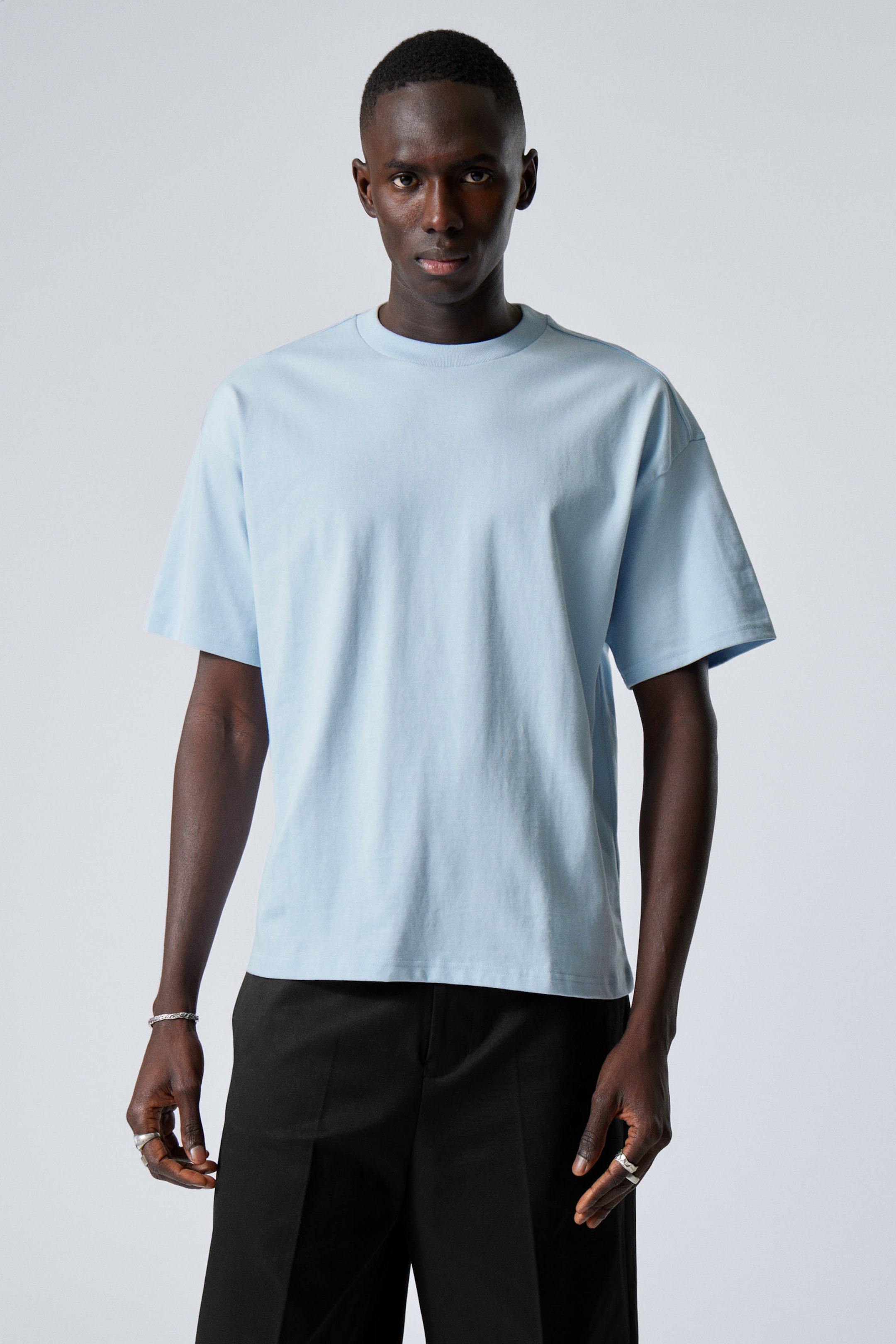 #BBCBDF - Great Boxy Heavyweight T-Shirt - 1